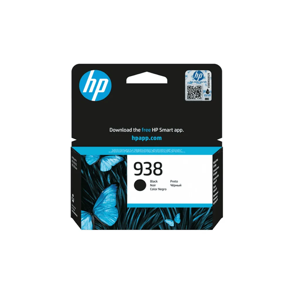 HP 938 Siyah Orijinal Mürekkep Toneri