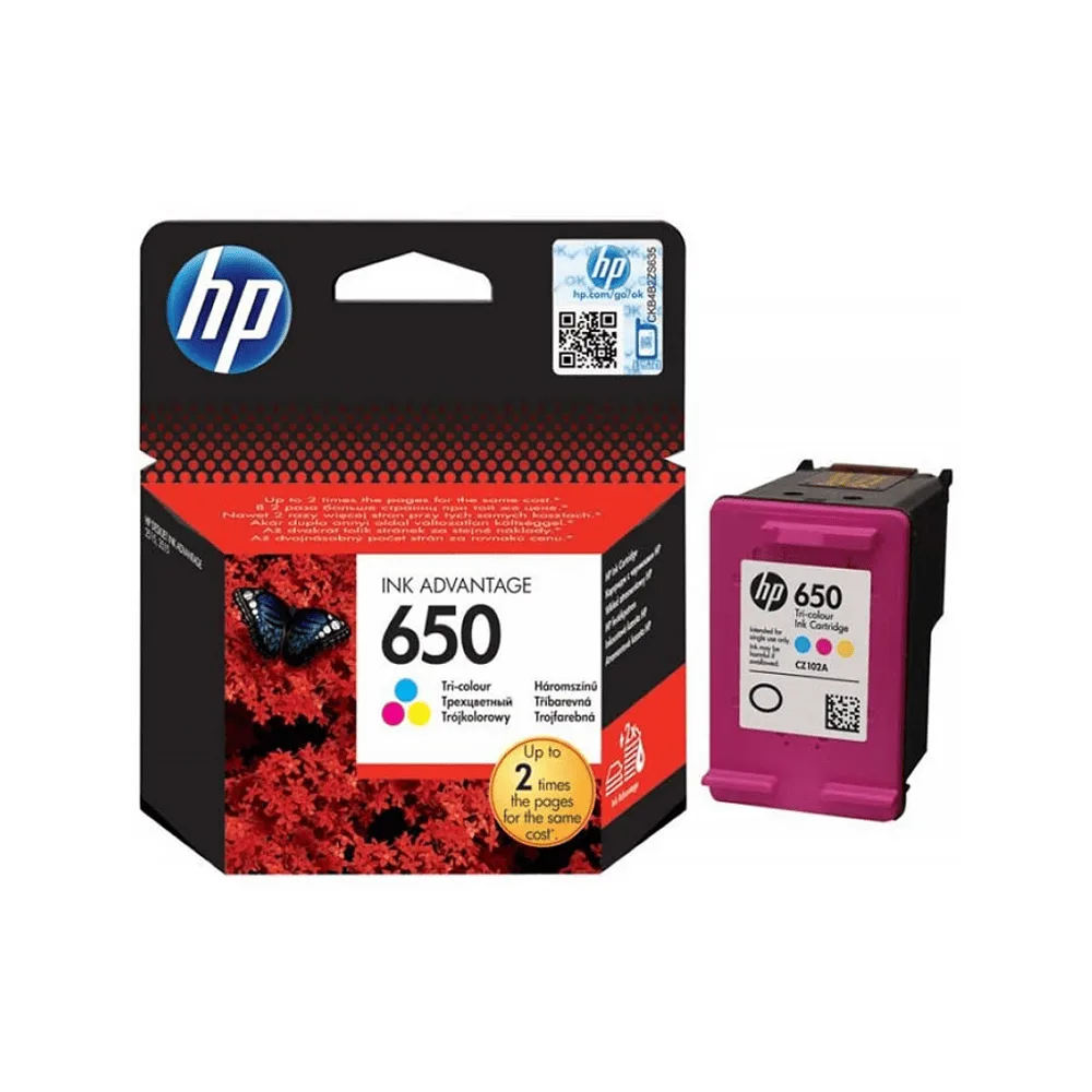 HP CZ102AE (650) UC RENKLI MUREKKEP KARTUSU 200 SAYFA