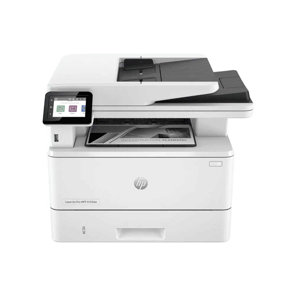 HP LaserJet Pro MFP 4103DW Wi - Fi Fotokopi Çift Taraflı Baskı Tarama Lazer Yazıcı Beyaz