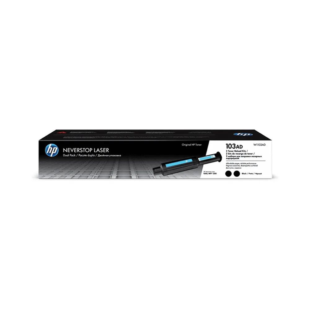 Orijinal HP 103A Toner Dolum Kiti Siyah 2′li Paket