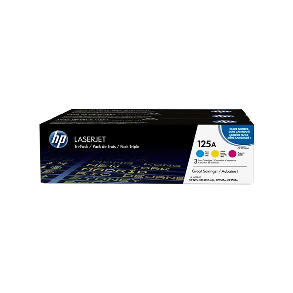 Orijinal HP 125A Toner Kartuşu Mavi/Kırmızı/Sarı 3'lü Paket