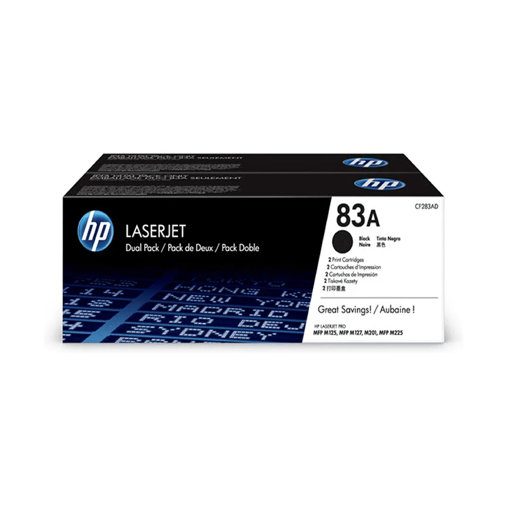 Orijinal HP 83A Toner Kartuşu Siyah 2'li Paket